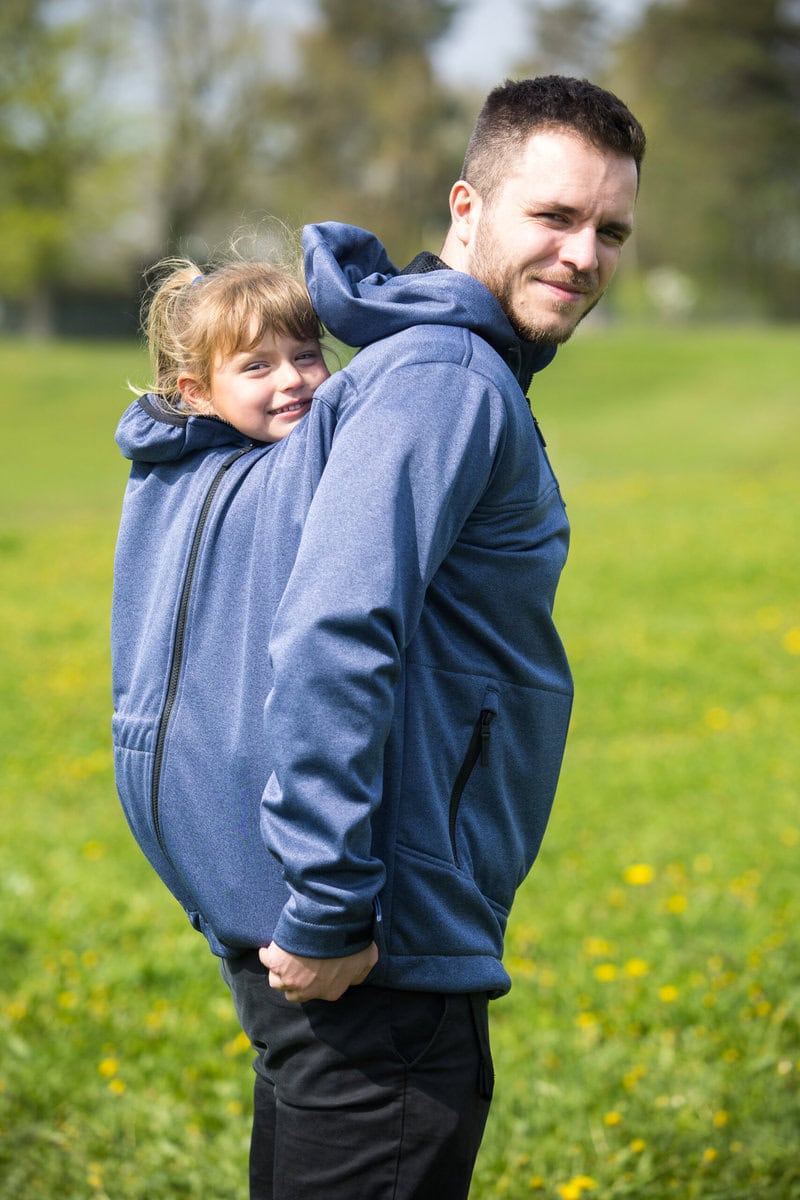 Allround Herren-Softshelljacke zum Babytragen
